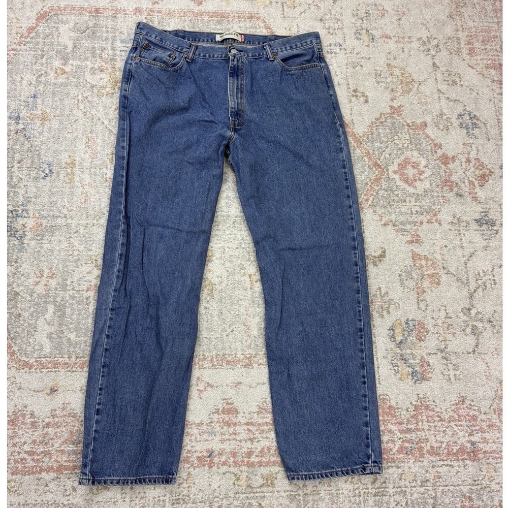 Levi's 550 Baggy Relaxed Taper Jeans Denim 42 x 34 Y2K Skater Gorpcore Workwear